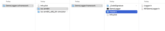 xcframeworkstructure