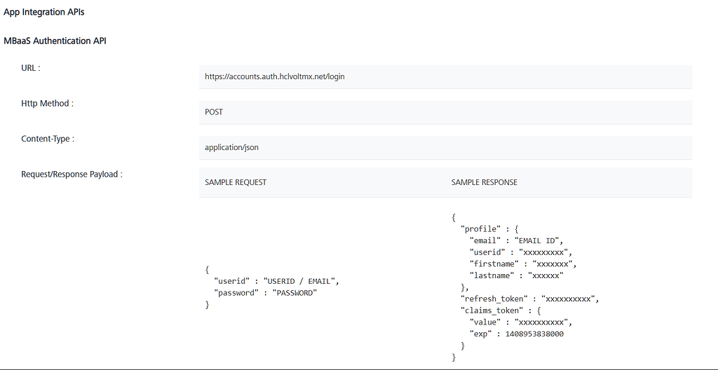 Volt Class Api Which password should be used in the Engagement API? - Volt MX Forum ...