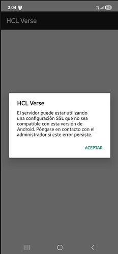 Andoid No Conecta.