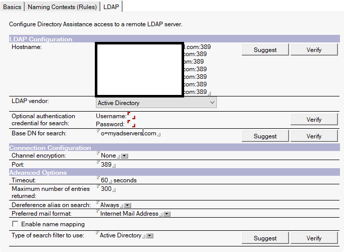 Using Active Directory in Directory Services - Domino Forum ...